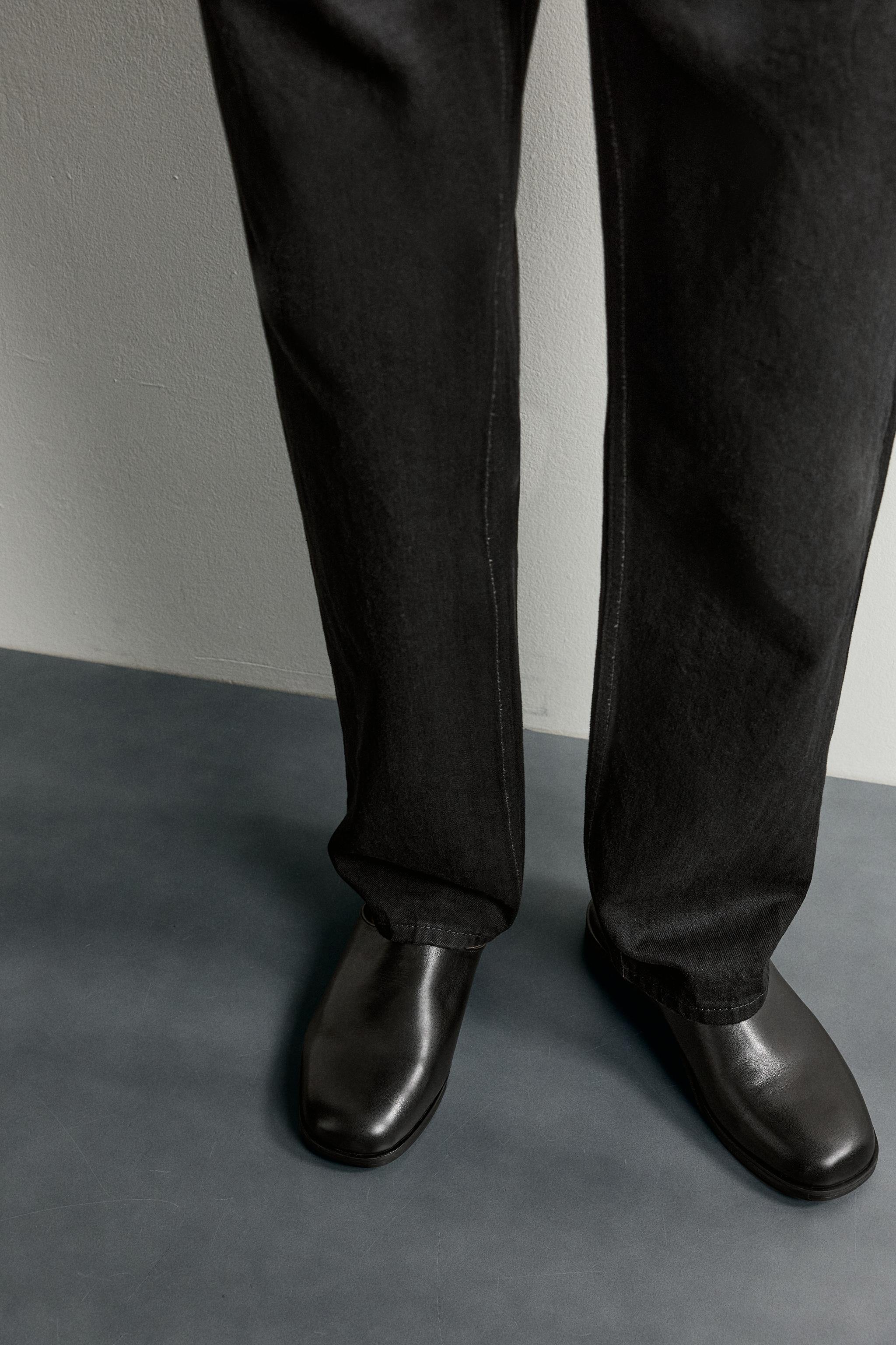 LEATHER DRESS CLOG